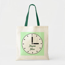 Funny Thyme Flies Garden Groceries Theme Canvas Tote Bag at  Zazzle