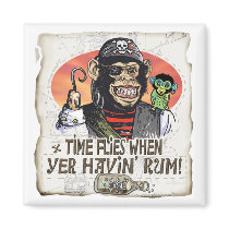Funny Time Flies when yer having Rum Magnet