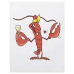 funny toasting lobster cartoon flyers