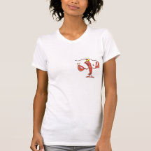 funny toasting lobster cartoon tee shirt