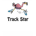 Funny Track Star T-shirt by occupationtshirts Funny Track Star T-shirt