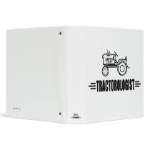 Funny Tractor 3 Ring Binder