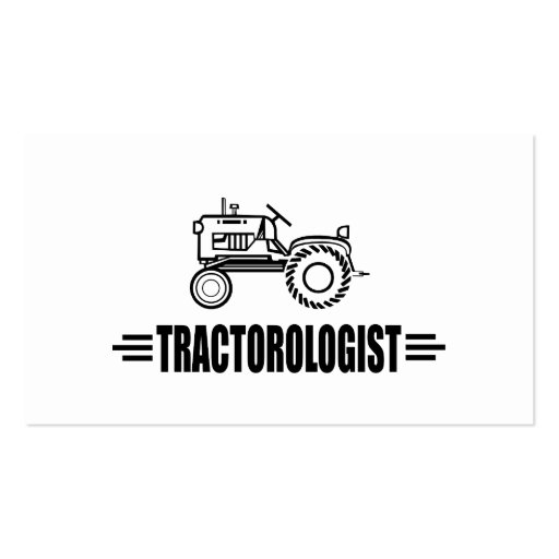 Funny Tractor Business Cards (front side)