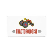 Funny Tractor Custom Address Label