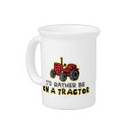 Funny Tractor Drink Pitchers