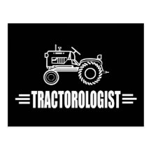 Funny Tractor Postcards