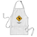 funny traffic sign aprons