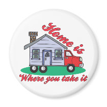 Funny Trailer Park Shirts and Gifts Fridge Magnet