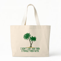 Funny tree hugger bags by Femfatal Funny tree hugger bags