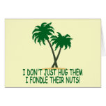 Funny tree hugger cards
