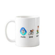 Funny triathlon mugs
