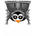 Funny tribal penguin t-shirt by Foozyo Funny tribal penguin t-shirt