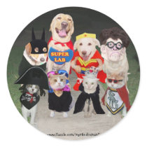 Funny Trick or Treaters stickers