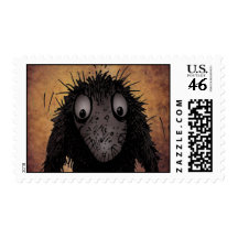 Funny Troll Postage Stamp