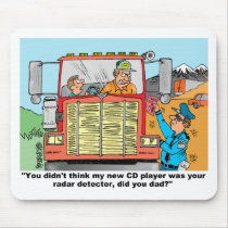 FUNNY TRUCK DRIVER'S GIFTS mousepads
