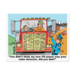 FUNNY TRUCK DRIVER'S GIFTS POSTCARD