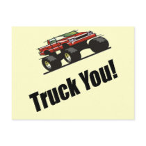 Funny Truck You T-shirts Gifts postcards