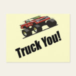 Funny Truck You T-shirts Gifts Postcard