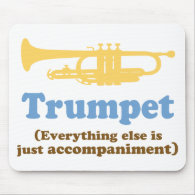 Funny Trumpet Joke Mouse Pad