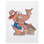 funny trunk trick treat halloween elephant flyers
