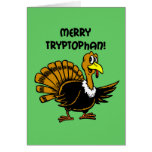 Funny turkey Christmas Greeting Card
