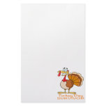 funny turkey day survivor turkey stationery design