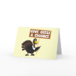 Funny Turkey spoof peace cards