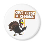 Funny Turkey spoof peace magnets