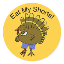 Funny Turkey Sticker