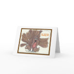 Funny Turkey Thanksgiving Greeting Card