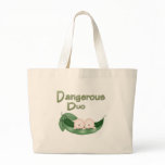 Funny Twins Canvas Bags