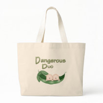 Funny Twins Canvas Bags