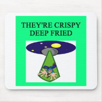 funny ufo alien abduction area 51 joke mousepads