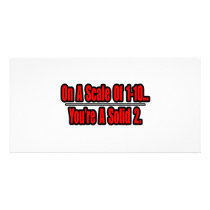 Funny Ugly Chick Insult photo cards