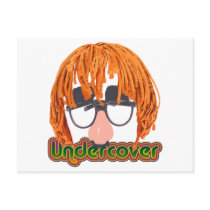 Funny Undercover Disguise postcards