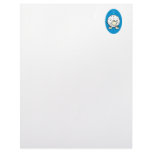 funny underwater golf ball holding its nose letterhead template
