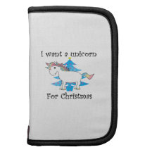 Funny unicorn christmas gift organizer