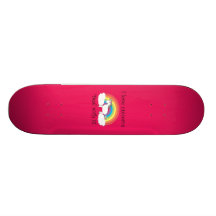 Funny unicorn gifts skateboards