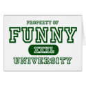 Funny University cards