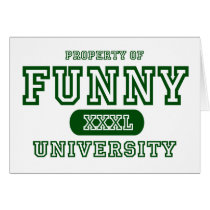 Funny University cards