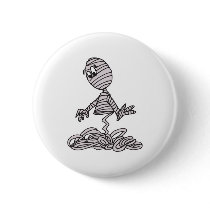funny unraveling mummy buttons by halloweenie funny unraveling mummy buttons