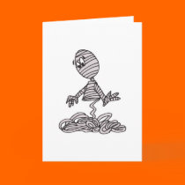 funny unraveling mummy cards