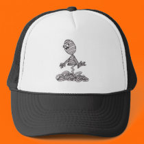 funny unraveling mummy hats