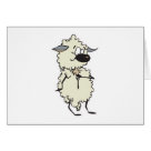 funny unzipping wool sheep greeting cards