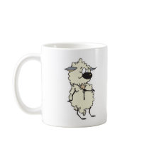 funny unzipping wool sheep mug