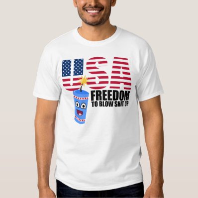 Funny USA Freedom Saying T-shirt
