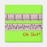 Funny V-Fib T-Shirts and Gifts Fridge Magnet