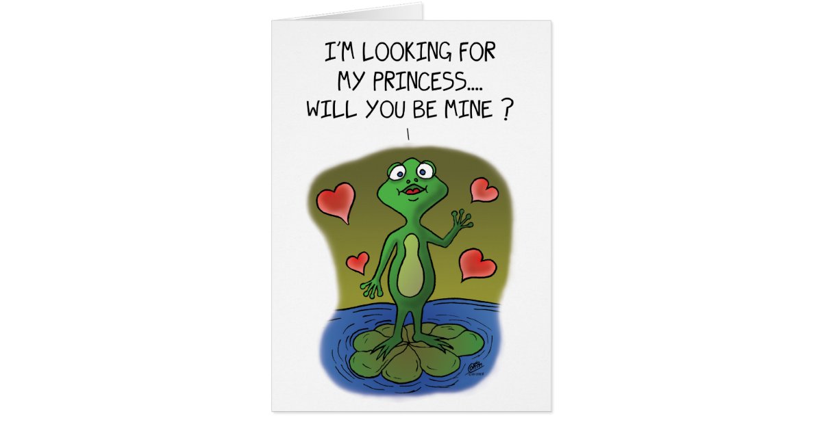Funny Valentine Cards Frog Love Card Zazzle