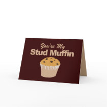 Funny Valentines Day Cards, Stud Muffin