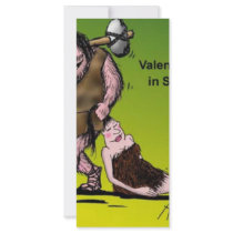 Funny Valentine's Day Comic rack cards